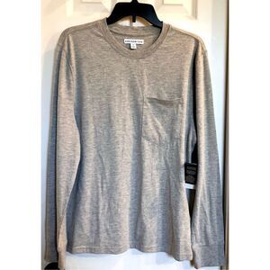 AND NOW THIS (By Macy’s) - NWT - M Sz M Long-Sleeved Pocket Tee in Ash Gray